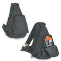 Polyester Body Backpack w/ Zippered Main Compartment